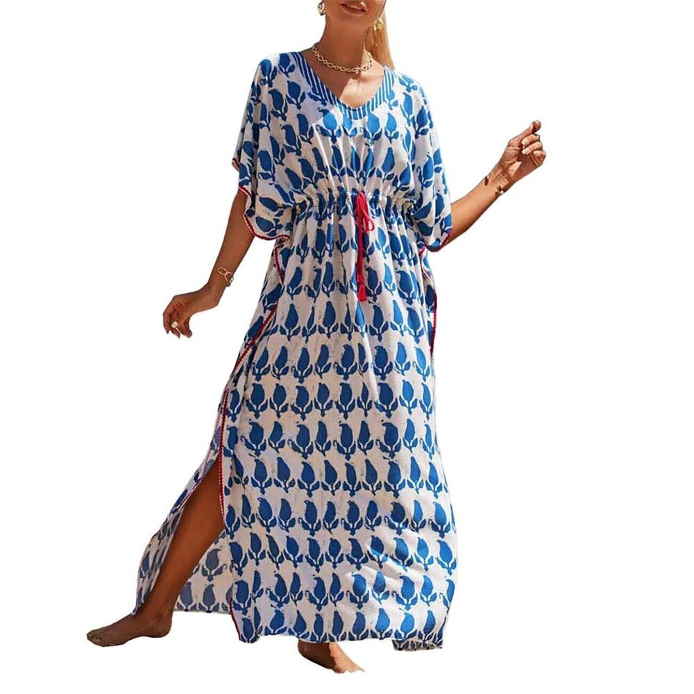 Kaftan Dresses for Women Plus Size Swimsuit Cover Up Long Caftan Dress